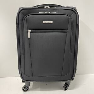 $350 SAMSONITE X-Tralight 21" Carry-On Spinner Luggage Gray Expandable Bag